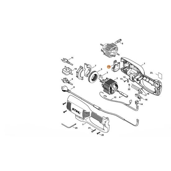 STIHL  Odprężenie naciągu 4809 448 1300